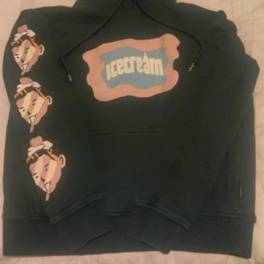 Ice Cream BBC Billionaire Boys Club Hoodie Mens S Green(Plz See Pics/Description